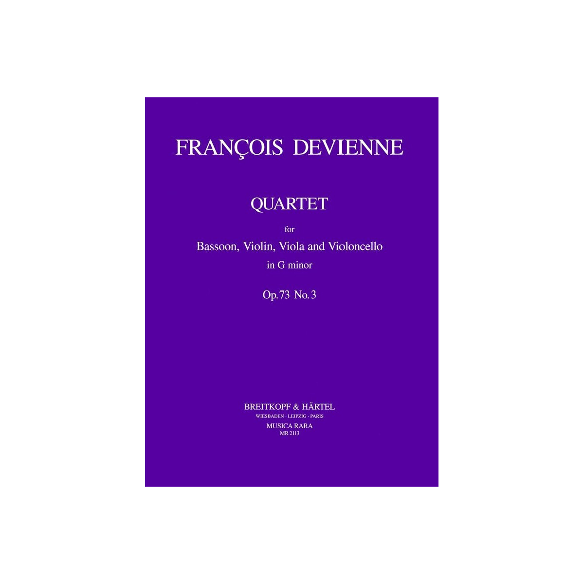 Quartett g-Moll op.73,3