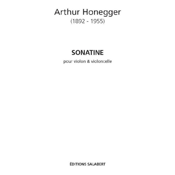 Sonatine für Violine und Violoncello