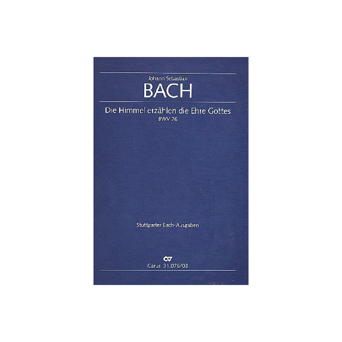 Die Himmel erz&auml;hlen die Ehre Gottes