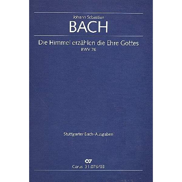 Die Himmel erzählen die Ehre Gottes