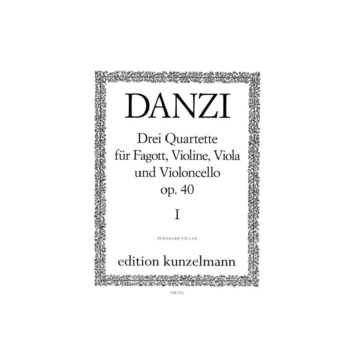 Quartett C-Dur op.40,1 box