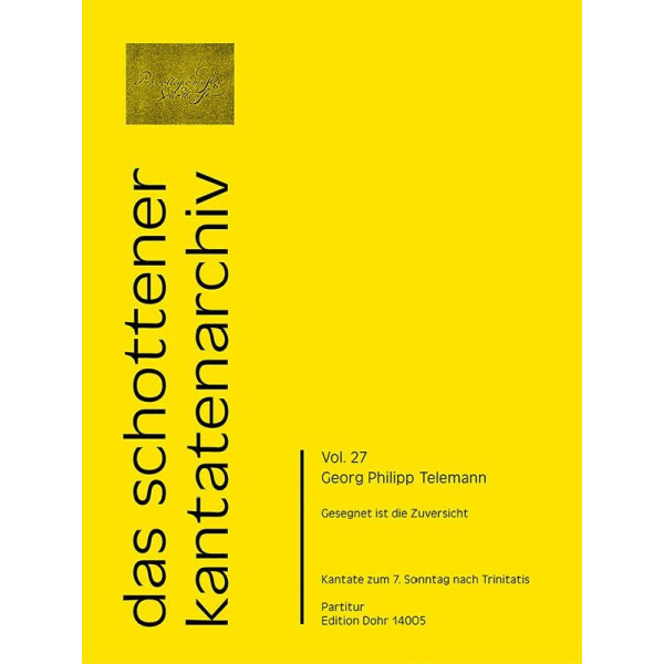 Gesegnet ist die Zuversicht TWV1:616