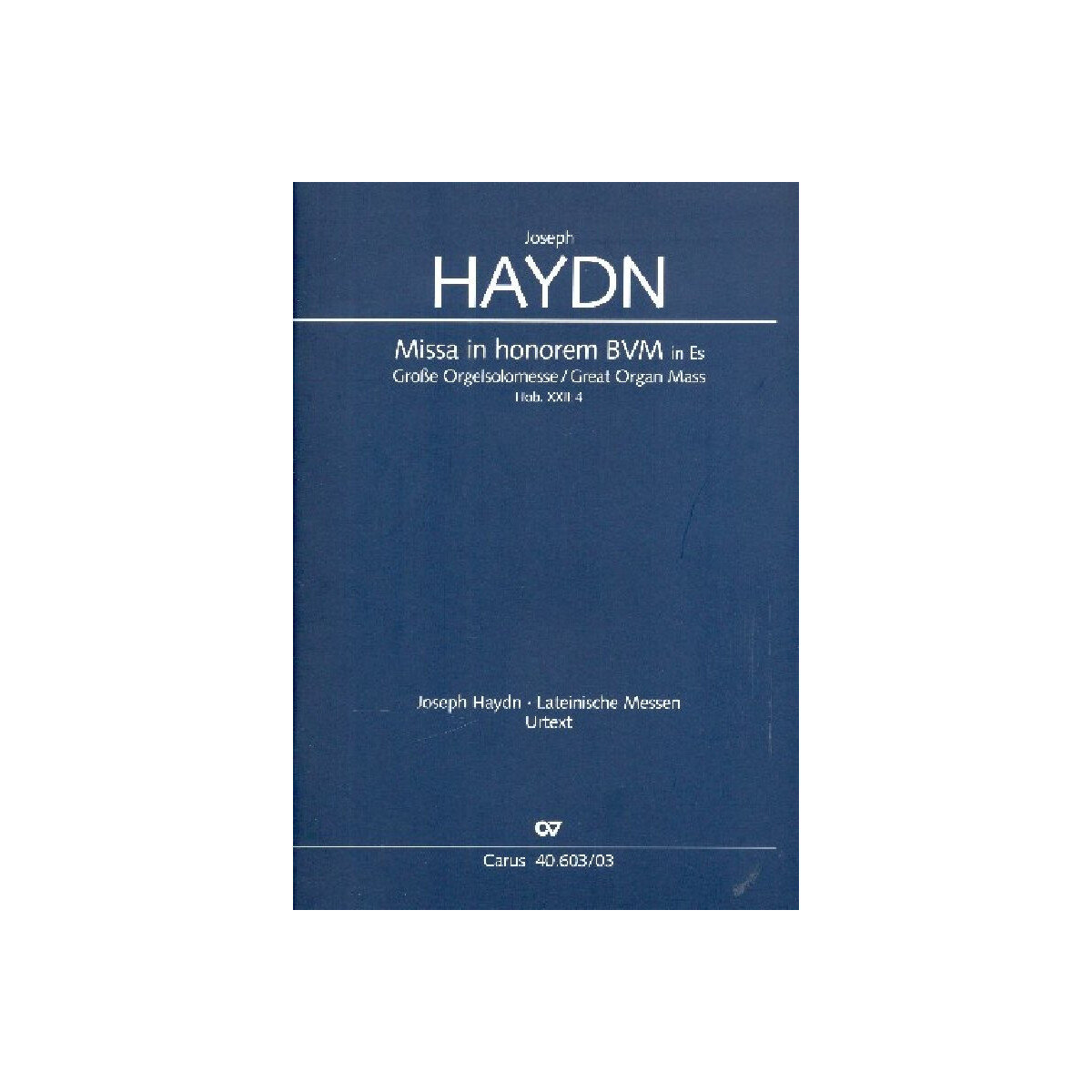 Gro&szlig;e Orgelsolomesse Es-Dur Hob.XXII:4