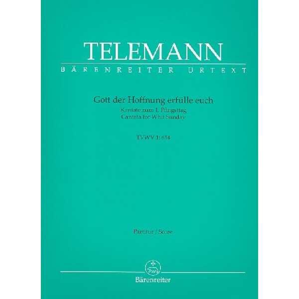 Gott der Hoffnung erfülle euch TWV1:634
