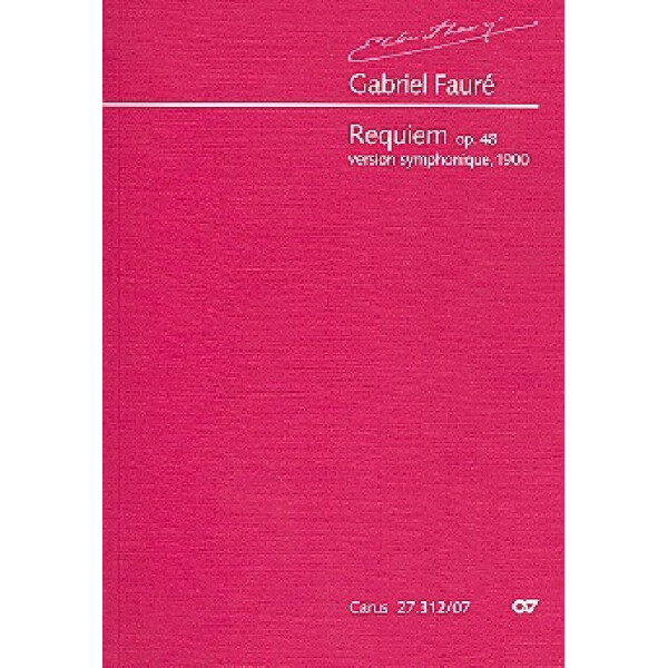 Requiem op.48 für Soli, gem Chor und