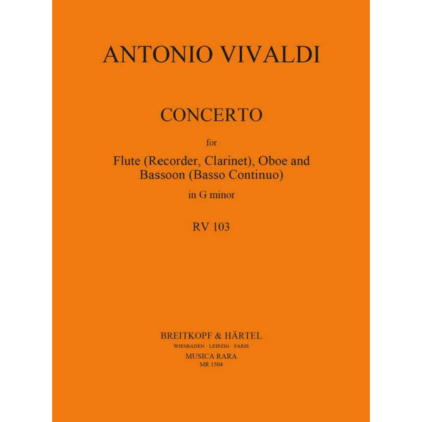 Konzert g-Moll RV103