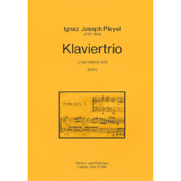 Trio C-Dur Benton431 für Flöte (Violine),