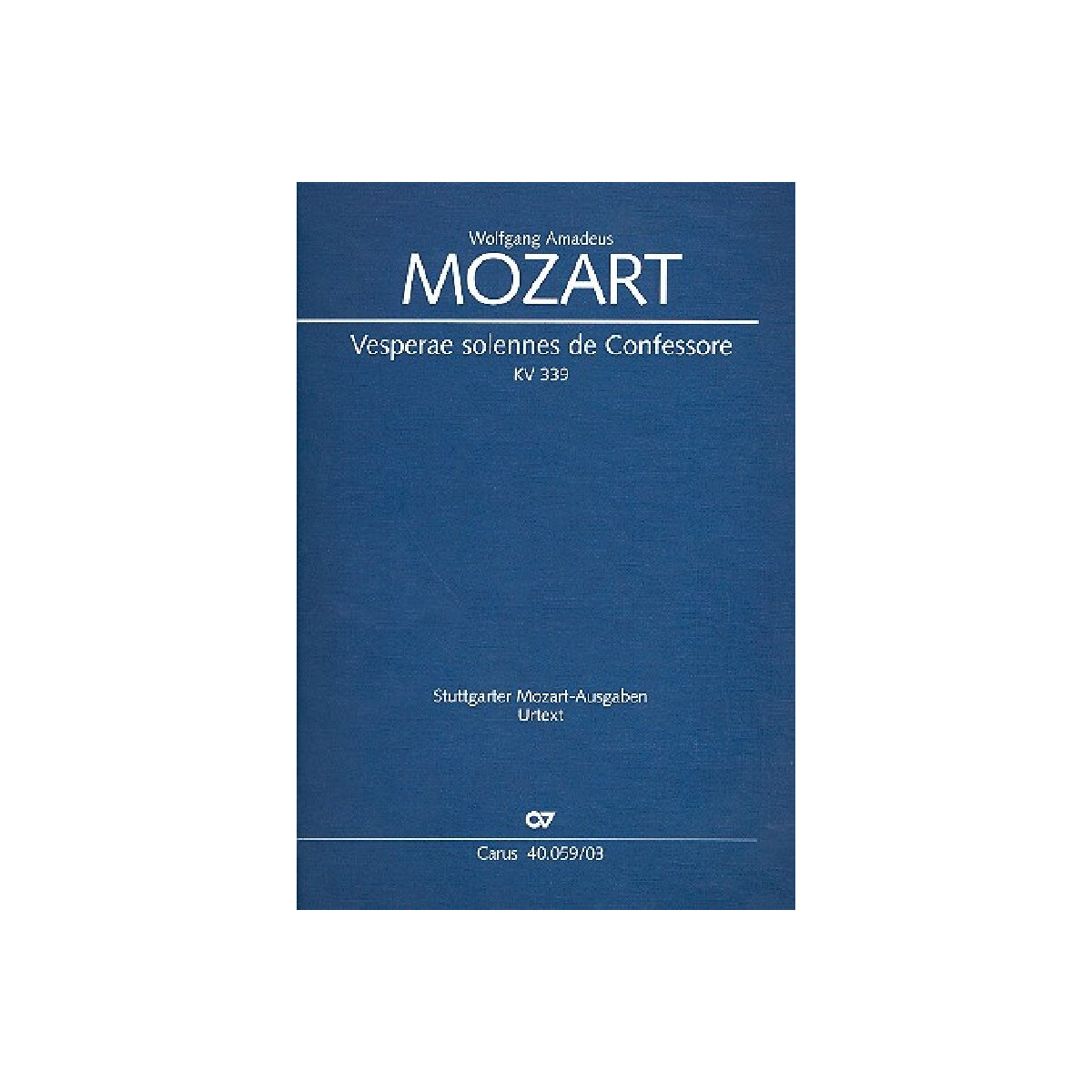 Vesperae solennes de confessore KV339