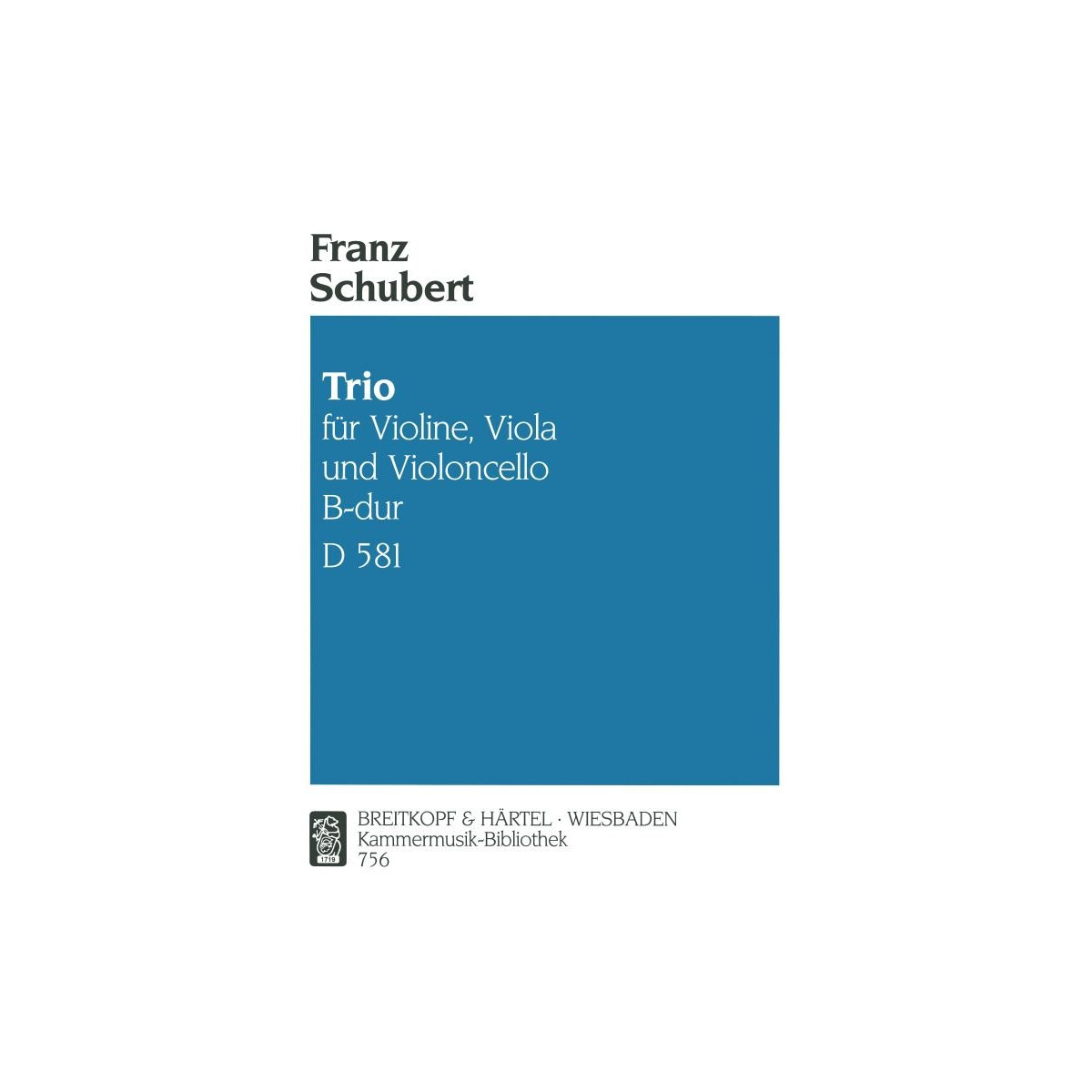 Streichtrio B-Dur Nr.2 D581 box