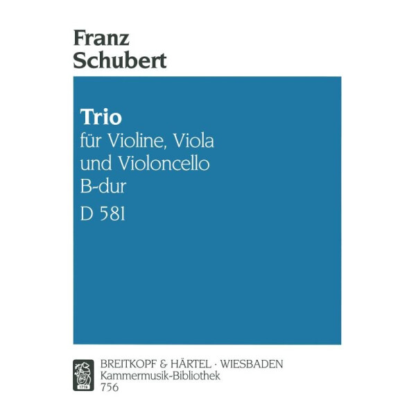Streichtrio B-Dur Nr.2 D581
