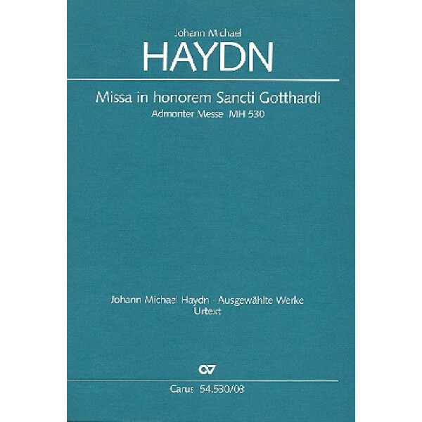 Missa in honorem Sancti Gotthardi für Soli,