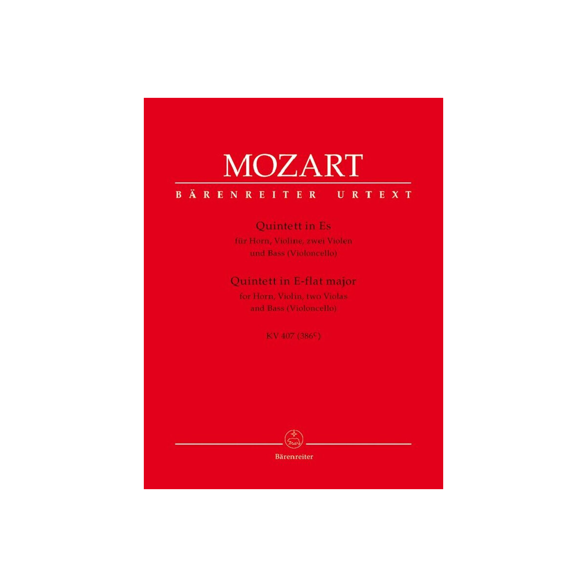 Quintett Es-Dur KV407 für Horn,