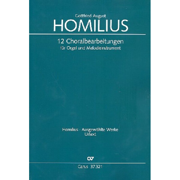 12 Choralbearbeitungen für Melodieinstrument