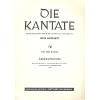 Canticum Simeonis für Tenor solo,