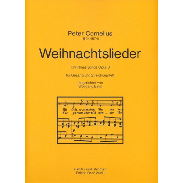 Weihnachtslieder op.8 für