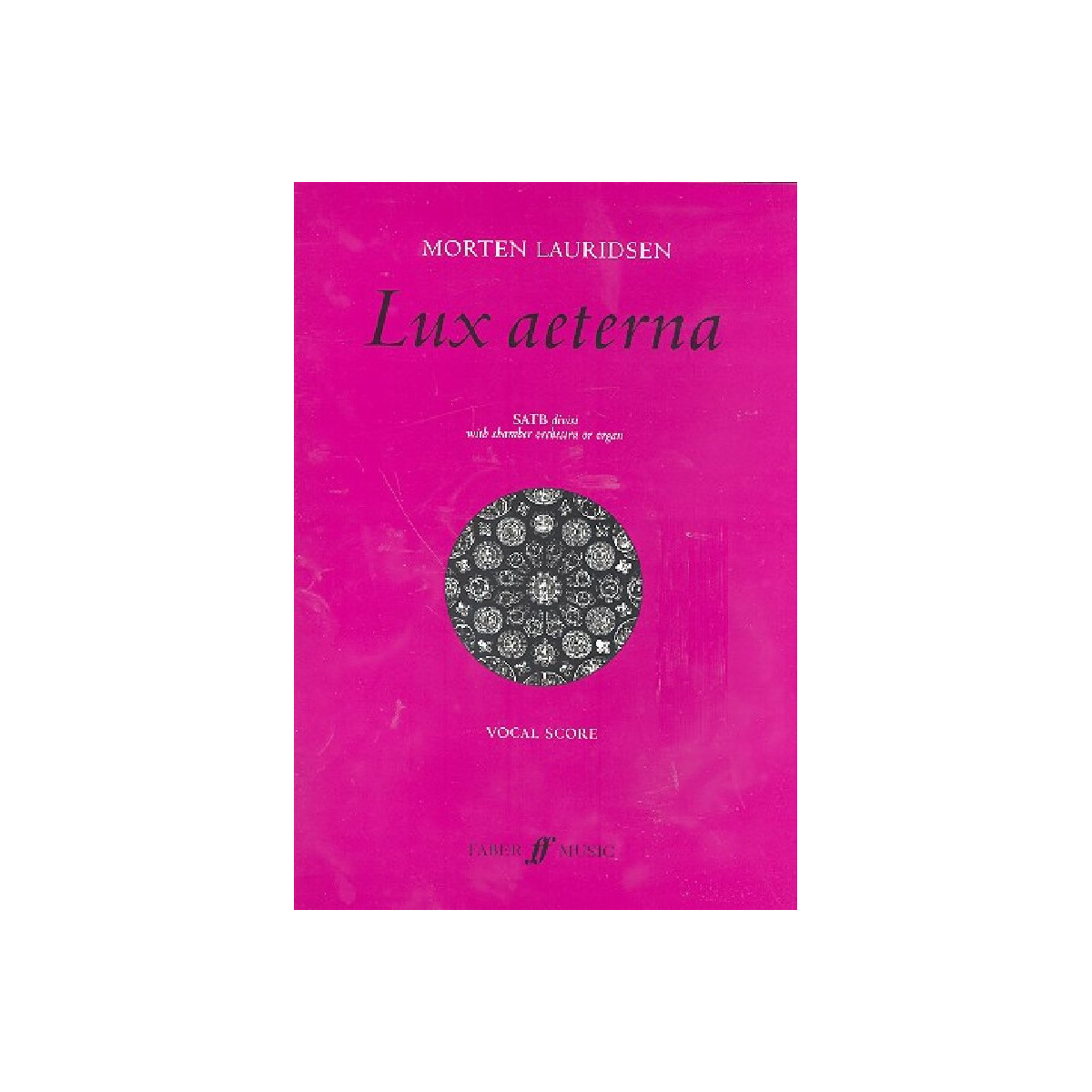 Lux aeterna for mixed chorus