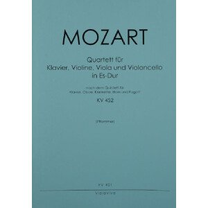 Quartett Es-Dur KV452 für Oboe, Klarinette, Horn,...