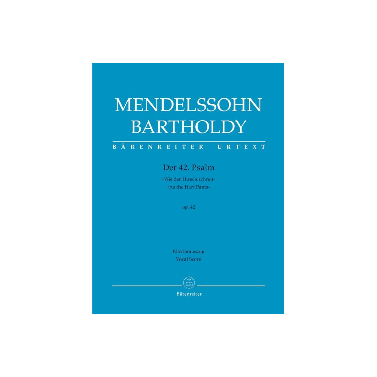 Wie der Hirsch schreit  für Soli, gem Chor