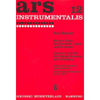 Konzert B-Dur für Klarinette, Fagott und Orchester