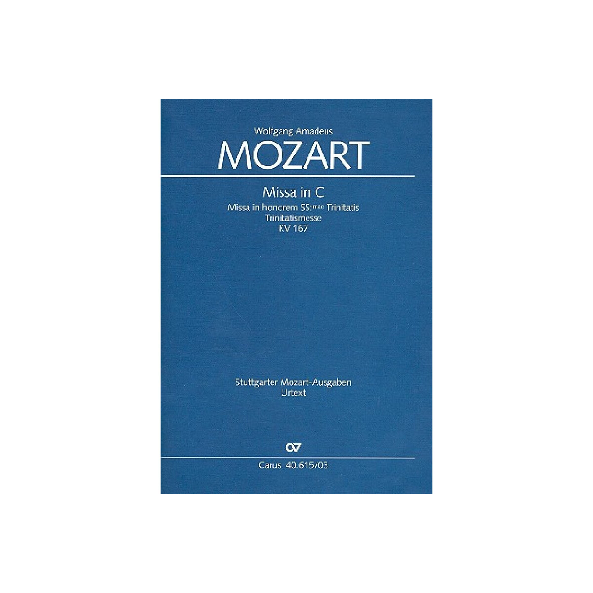 Missa C-Dur KV167 für Soli, Chor