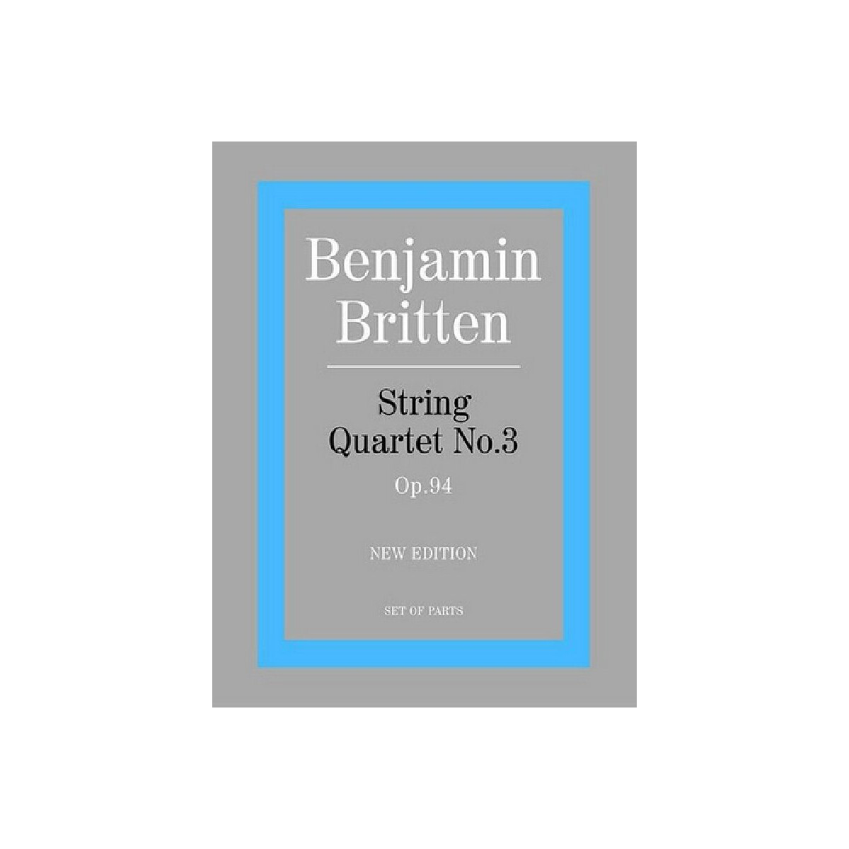 String quartet no.3 op.94 parts box
