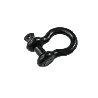 Safetex shackle 22mm black with screw bolts