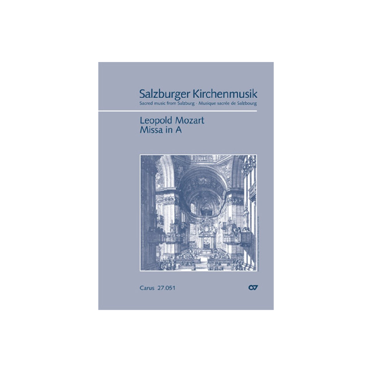 Messe A-Dur für Soli, gem Chor, 2 Violinen