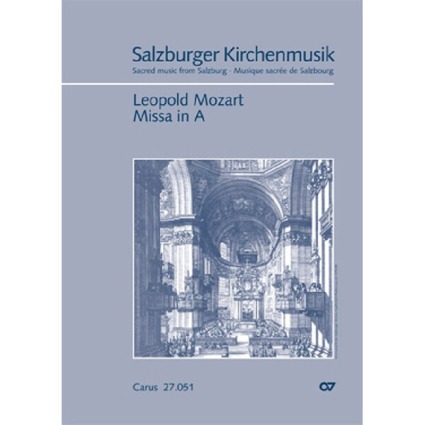 Messe A-Dur für Soli, gem Chor, 2 Violinen
