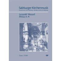 Messe A-Dur für Soli, gem Chor, 2 Violinen