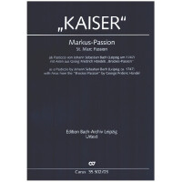 Markus-Passion - als Pasticcio von J.S.Bach mit Arien aus Händels