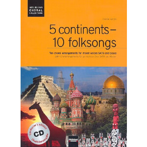 5 Continents - 10 Folksongs (+CD)