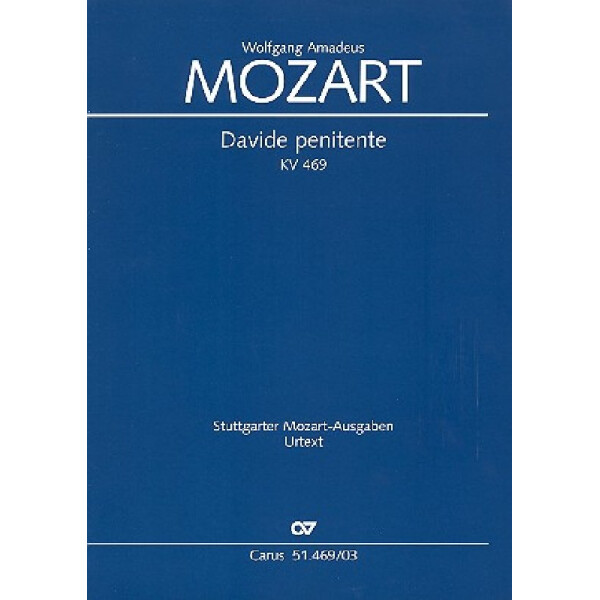 Davide penitente KV469 Kantate