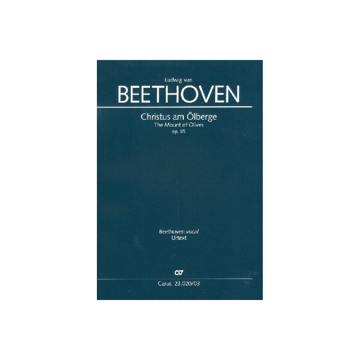 Christus am &Ouml;lberge op.85