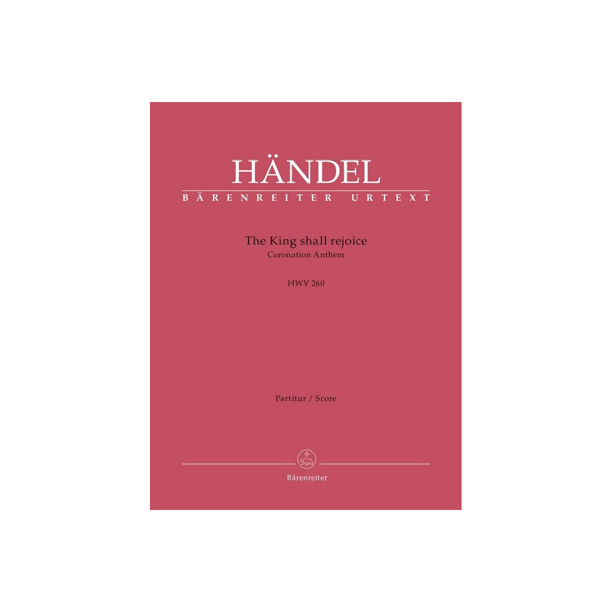 The King shall rejoice HWV260 box