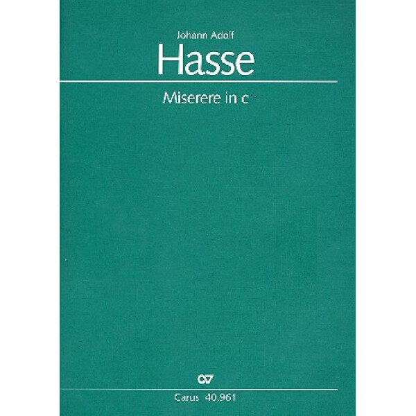 Miserere c-Moll für Soli, gem Chor