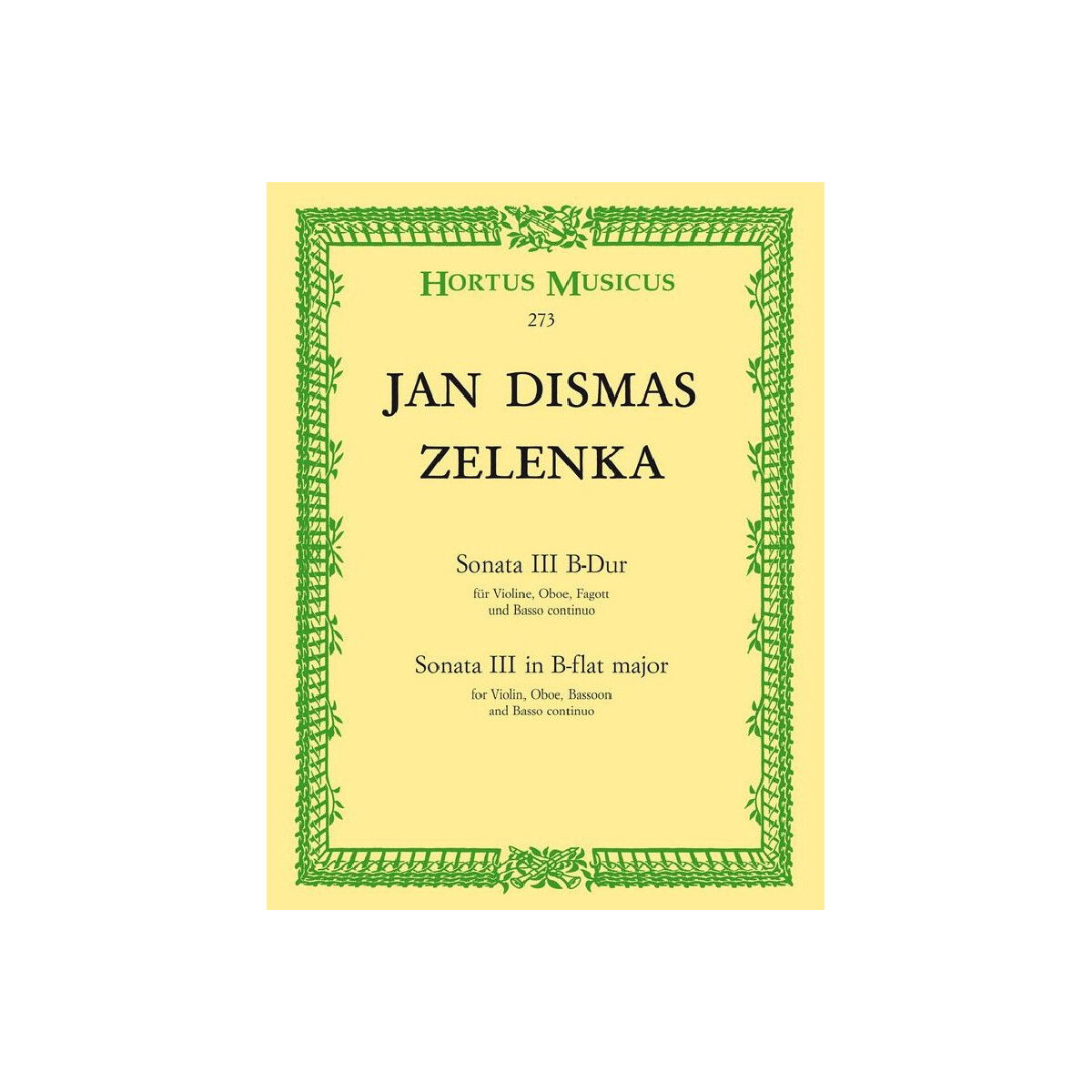 Sonate B-Dur Nr.3 für Violine, box