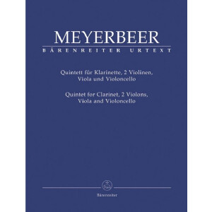 Quintett f&uuml;r Klarinette in B und Streichquartett
