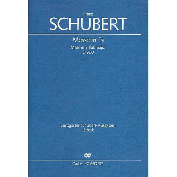 Messe Es-Dur D950 für Soli,