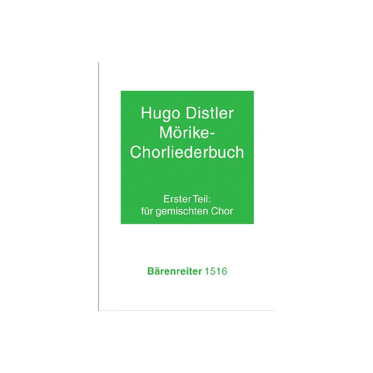 Mörike-Chorliederbuch Teil 1