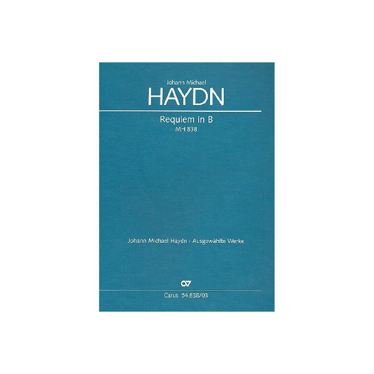 Requiem B-dur MH838 für Soli
