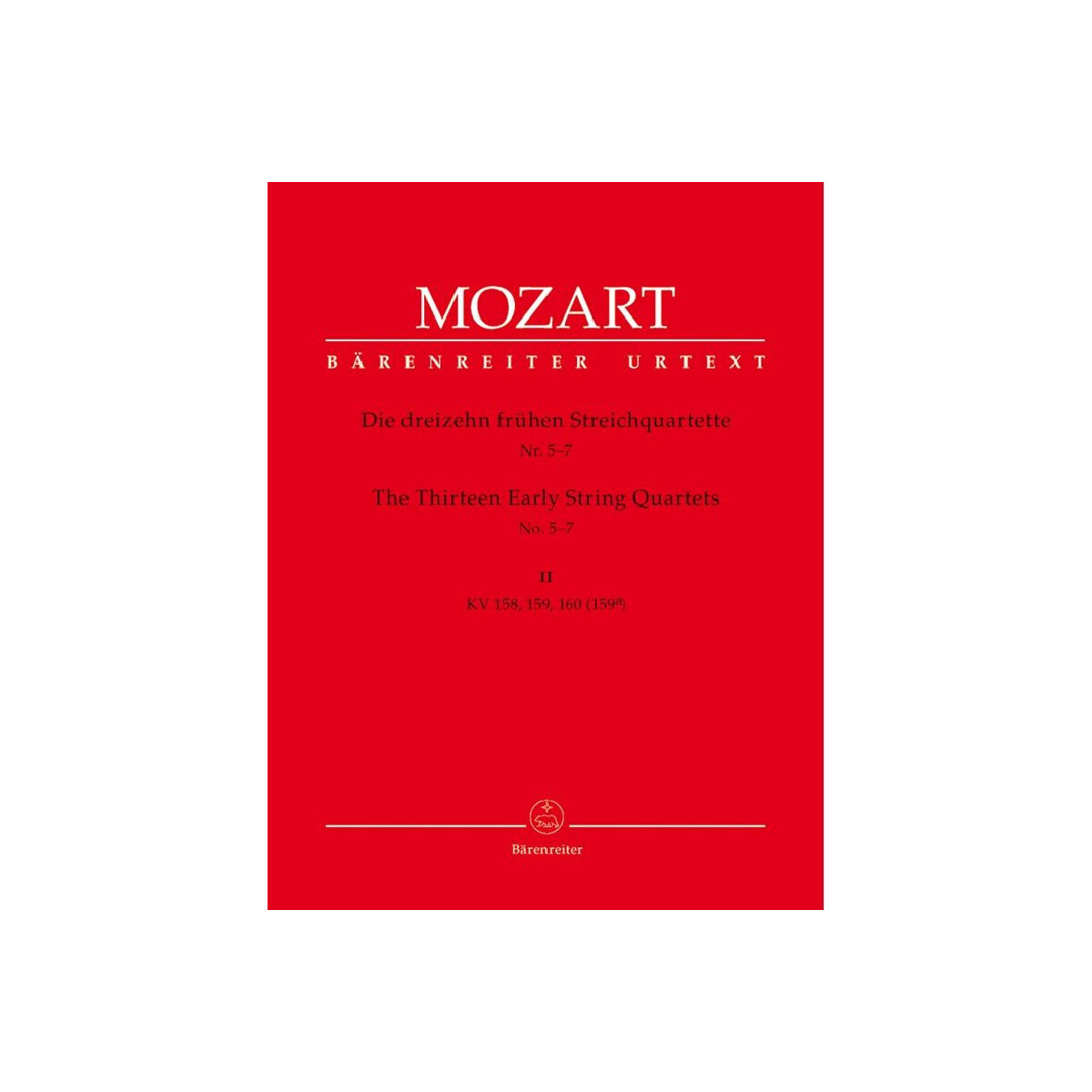 13 frühe Streichquartette box