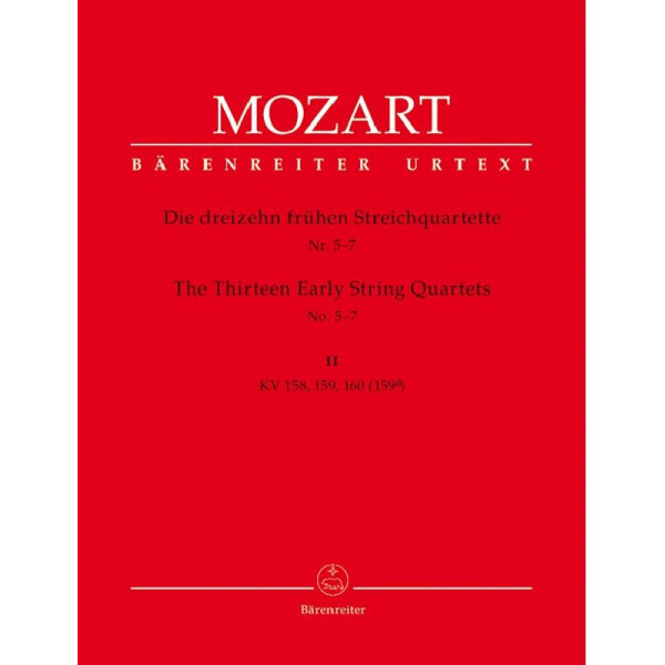 13 frühe Streichquartette