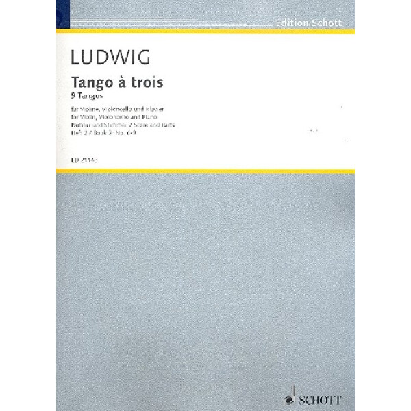 Tango a trois Band 2 für Klaviertrio