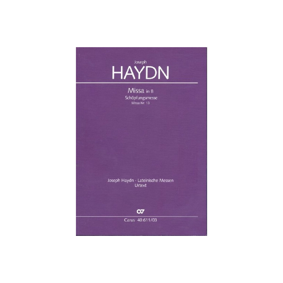 Schöpfungsmesse B-Dur Hob.XXII:13