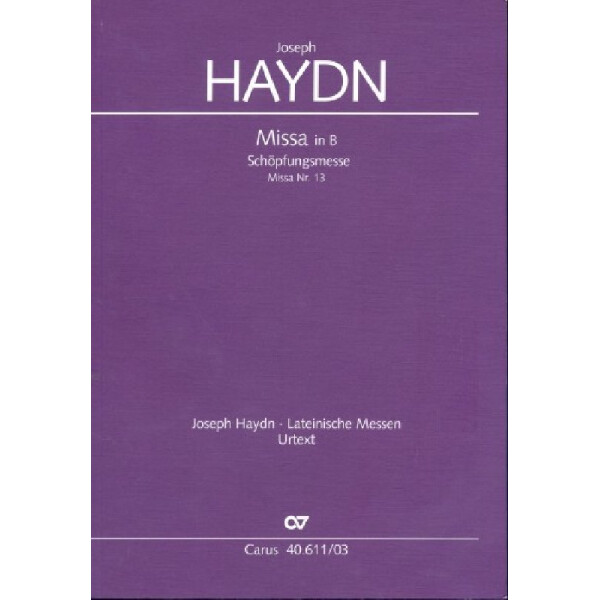 Schöpfungsmesse B-Dur Hob.XXII:13
