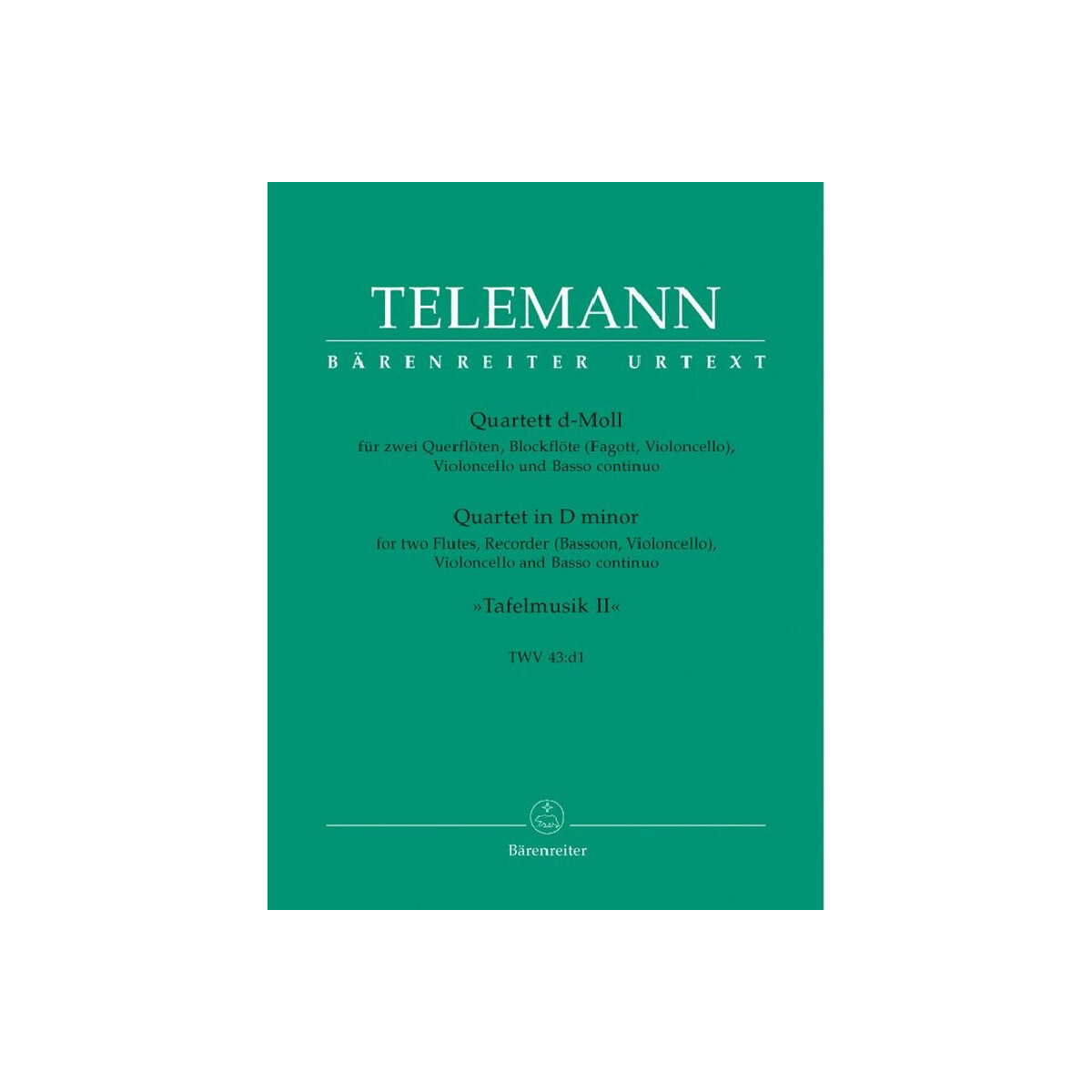 Quartett d-Moll für 2 Flöten, box