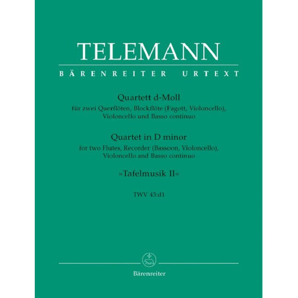 Quartett d-Moll für 2 Flöten,