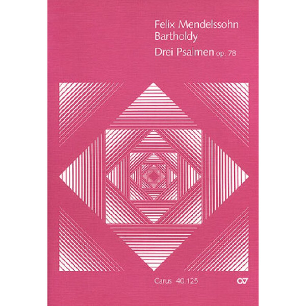 3 Psalmen op.78 für Soli