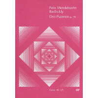 3 Psalmen op.78 für Soli