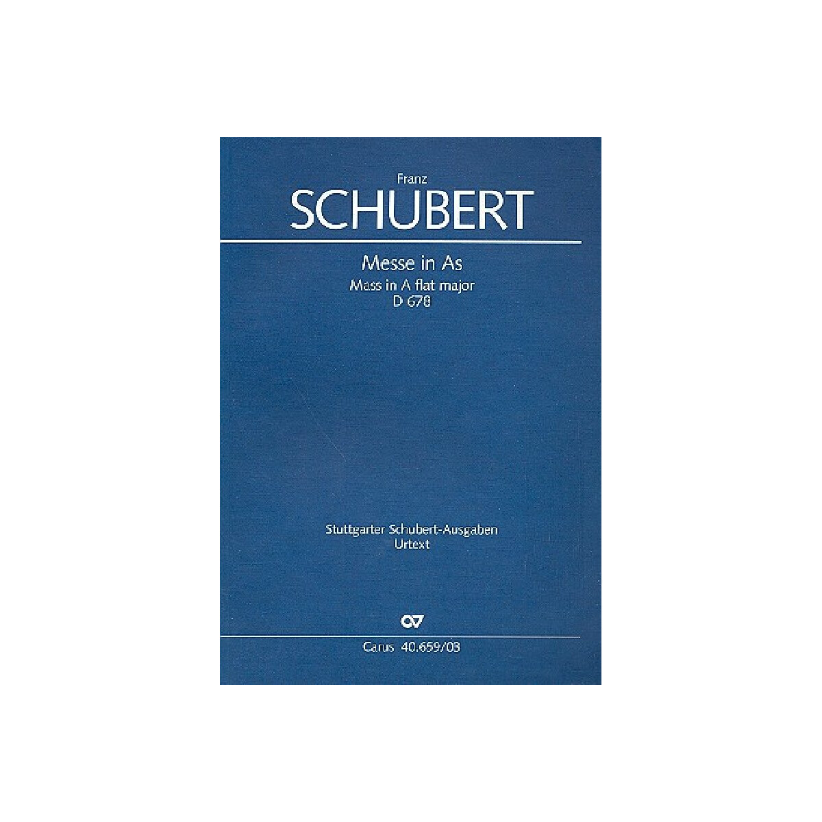 Messe As-Dur D678 2. Fassung für